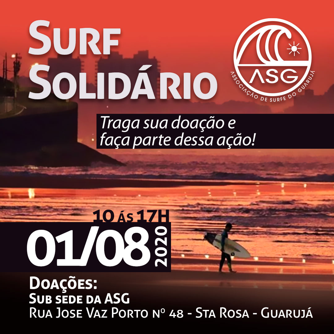 Surf Solidário ASG - participe!