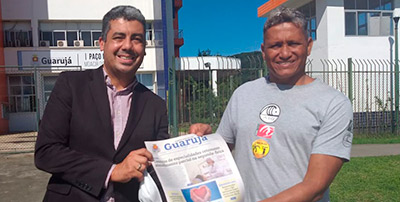 Surfe enfim é liberado no Guarujá