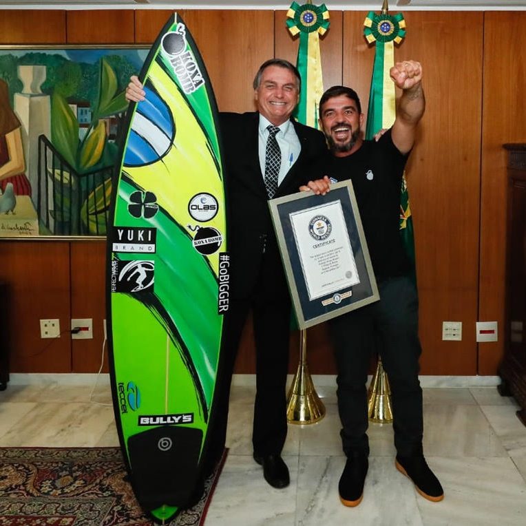 Presidente Bolsonaro recebe Rodrigo Koxa
